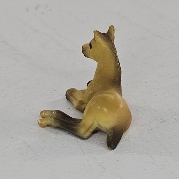 Breyer Stablemate Thoroughbred Lying Foal Buckskin Morgan Horse #59971 - Picture 5 of 6